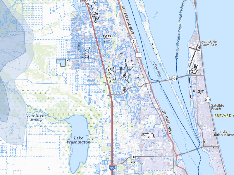 NEXRAD radar-signature map of the hail storm over Melbourne, FL on Jun 29, 2026