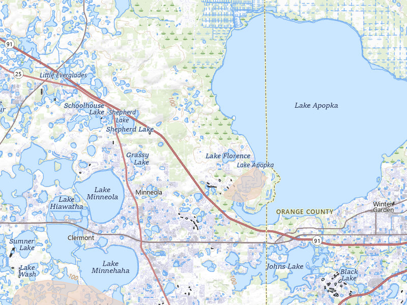 Radar-estimated hail-size map of the storm over Montverde, FL on Aug 26, 2026