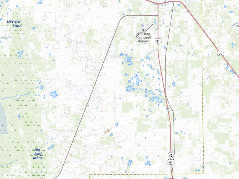NEXRAD radar-signature map of the hail storm over Morriston, FL on Jul 23, 2026