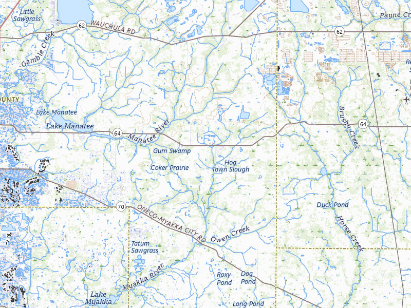 Radar-estimated hail-size map of the storm over Myakka City, FL on Jun 28, 2026