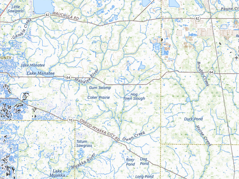 Radar-estimated hail-size map of the storm over Myakka City, FL on Jul 11, 2026