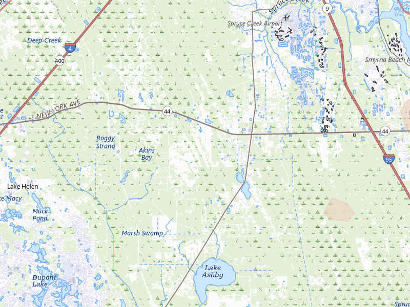 Radar-estimated hail-size map of the storm over New Smyrna Beach, FL on Jul 26, 2026