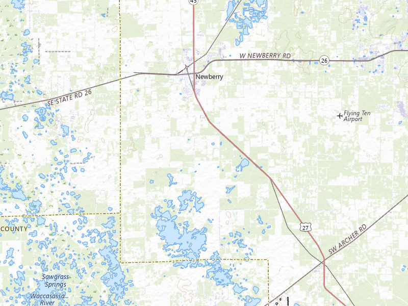 NEXRAD radar-signature map of the hail storm over Newberry, FL on Aug 20, 2026