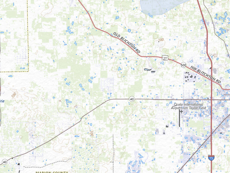 NEXRAD radar-signature map of the hail storm over Ocala, FL on Jul 10, 2026