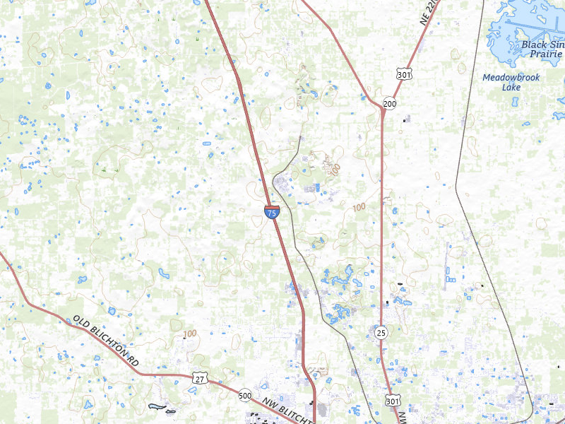 NEXRAD radar-signature map of the hail storm over Ocala, FL on Jul 29, 2026