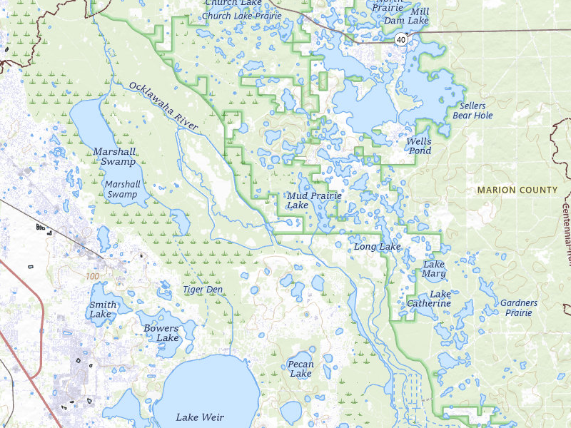 NEXRAD radar-signature map of the hail storm over Ocklawaha, FL on Jul 11, 2026