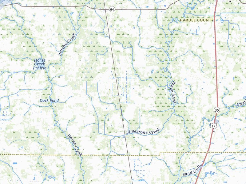NEXRAD radar-signature map of the hail storm over Ona, FL on Jun 26, 2026