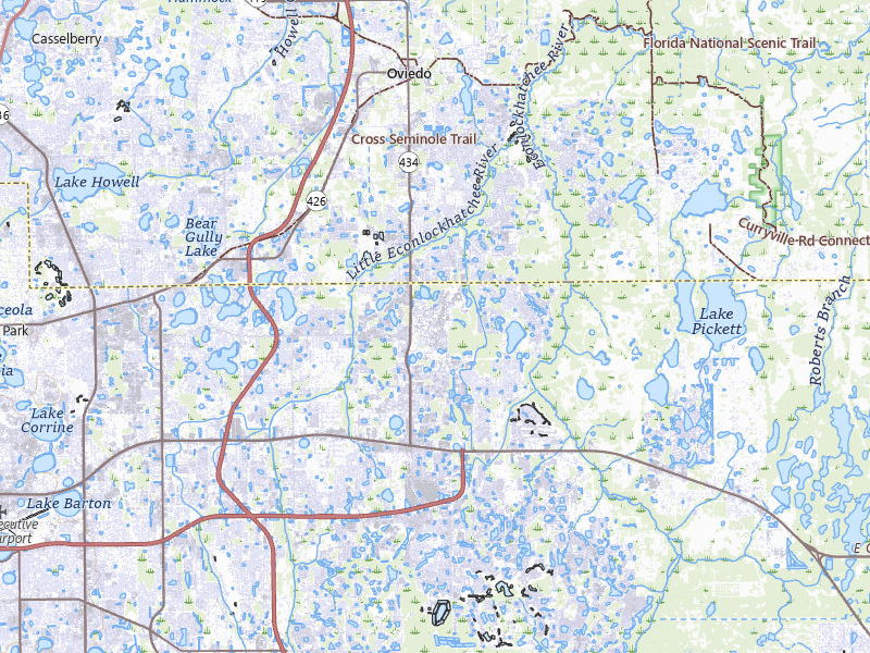 NEXRAD radar-signature map of the hail storm over Orlando, FL on Jun 30, 2026