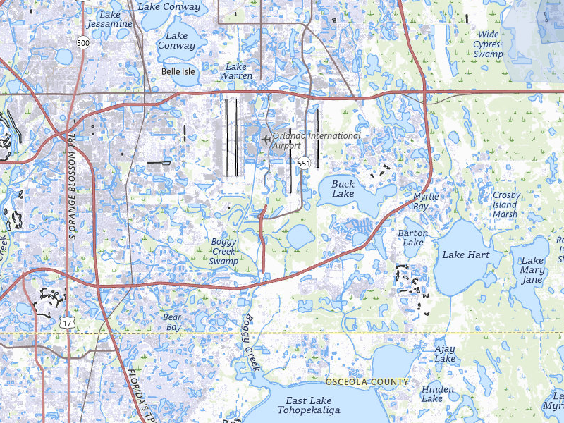 NEXRAD radar-signature map of the hail storm over Orlando, FL on Aug 11, 2026