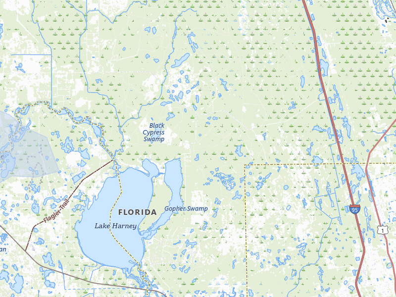 NEXRAD radar-signature map of the hail storm over Osteen, FL on Jul 30, 2026