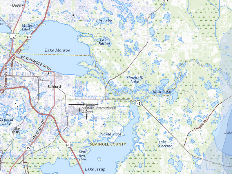 NEXRAD radar-signature map of the hail storm over Osteen, FL on Aug 21, 2026