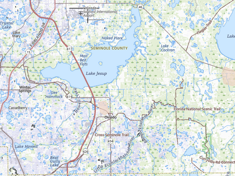 Radar-estimated hail-size map of the storm over Oviedo, FL on May 2, 2026