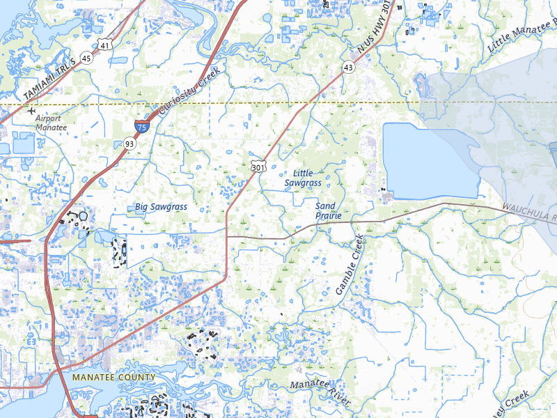 NEXRAD radar-signature map of the hail storm over Parrish, FL on Aug 8, 2026