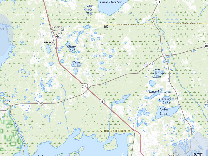 NEXRAD radar-signature map of the hail storm over Pierson, FL on Jun 30, 2026