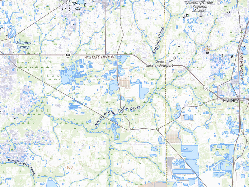 Radar-estimated hail-size map of the storm over Plant City, FL on Jun 30, 2026