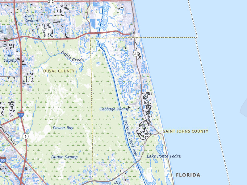 NEXRAD radar-signature map of the hail storm over Ponte Vedra Beach, FL on May 11, 2026