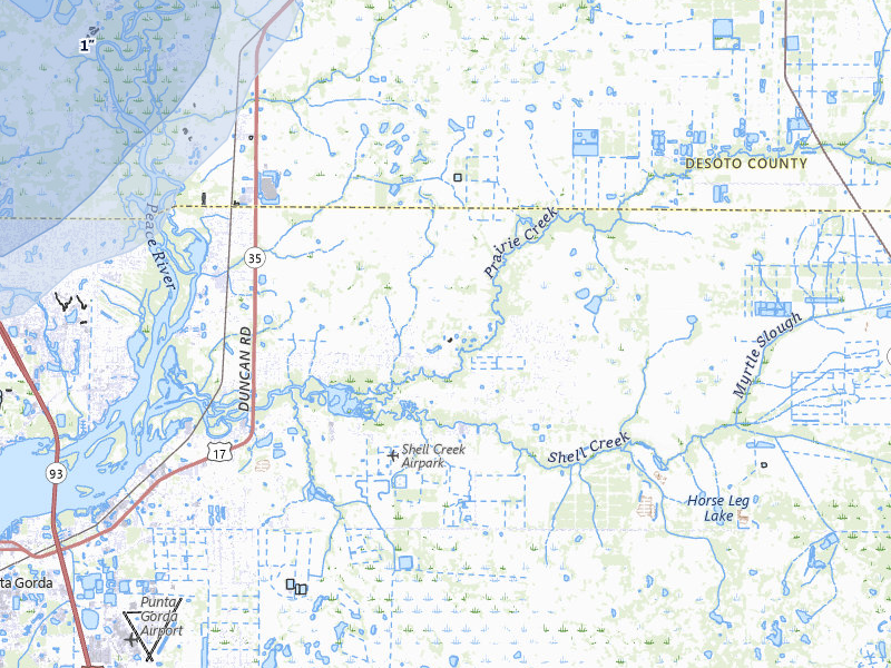 NEXRAD radar-signature map of the hail storm over Punta Gorda, FL on Mar 25, 2026