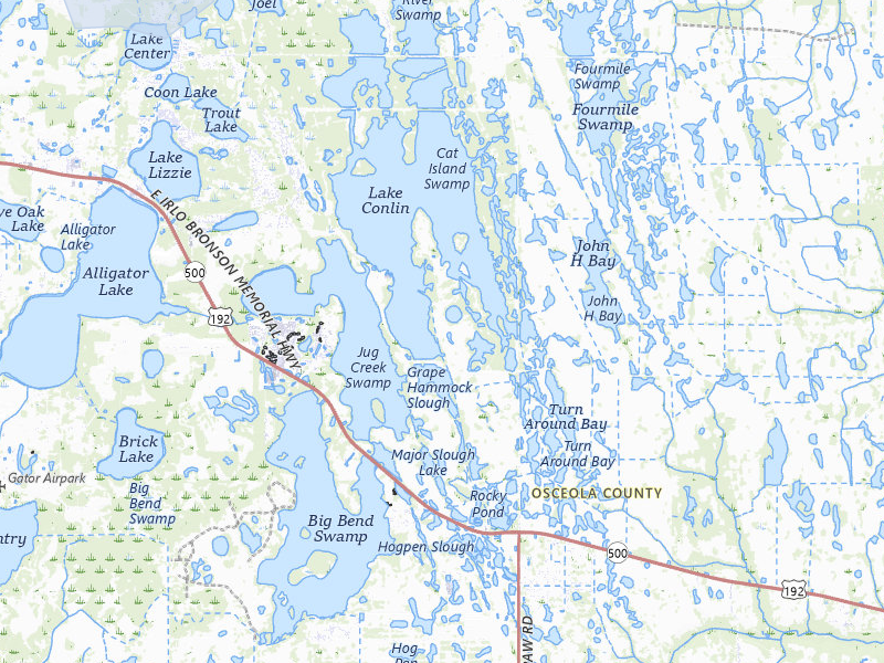 NEXRAD radar-signature map of the hail storm over Saint Cloud, FL on Jun 28, 2026