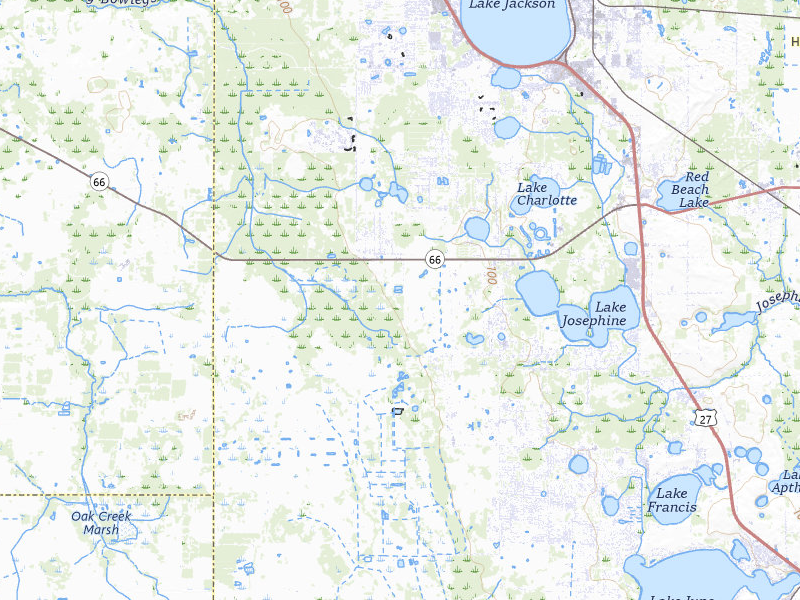 Radar-estimated hail-size map of the storm over Sebring, FL on Jun 18, 2026