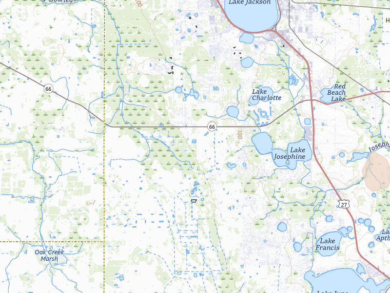 Radar-estimated hail-size map of the storm over Sebring, FL on Jul 12, 2026