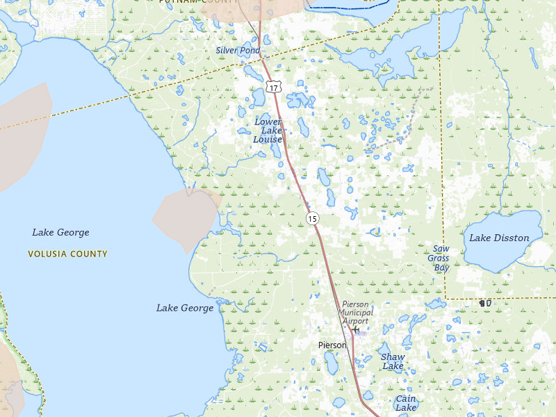 Radar-estimated hail-size map of the storm over Seville, FL on Mar 15, 2026