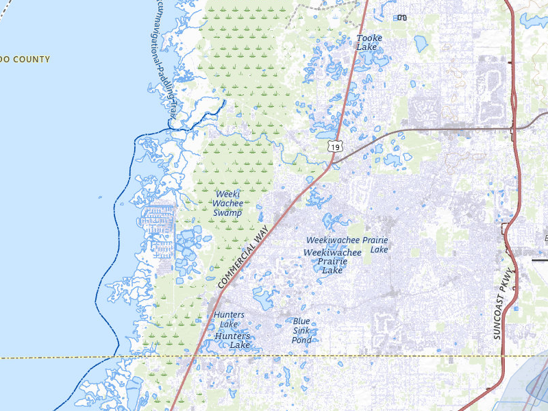 NEXRAD radar-signature map of the hail storm over Spring Hill, FL on Aug 20, 2026