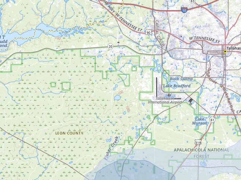 NEXRAD radar-signature map of the hail storm over Tallahassee, FL on Jul 11, 2026