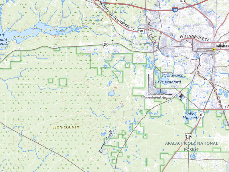 NEXRAD radar-signature map of the hail storm over Tallahassee, FL on Jul 29, 2026