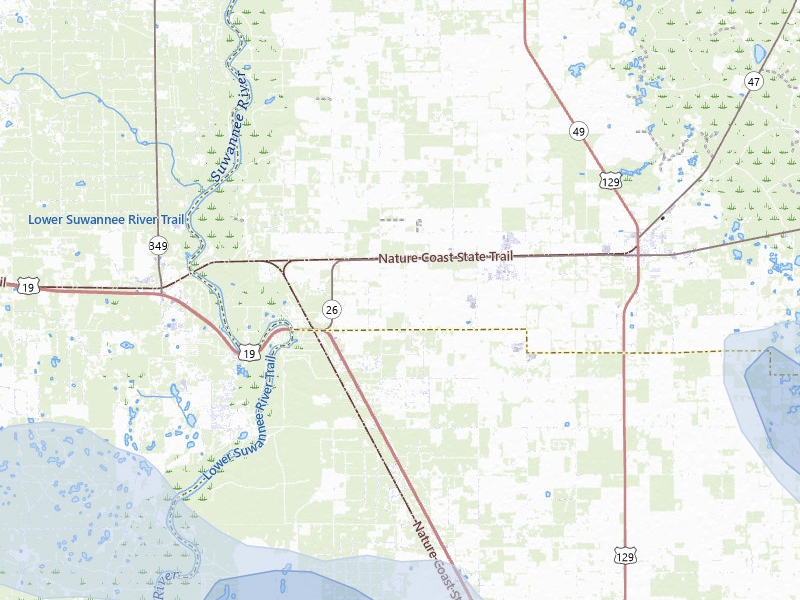 NEXRAD radar-signature map of the hail storm over Trenton, FL on May 17, 2026