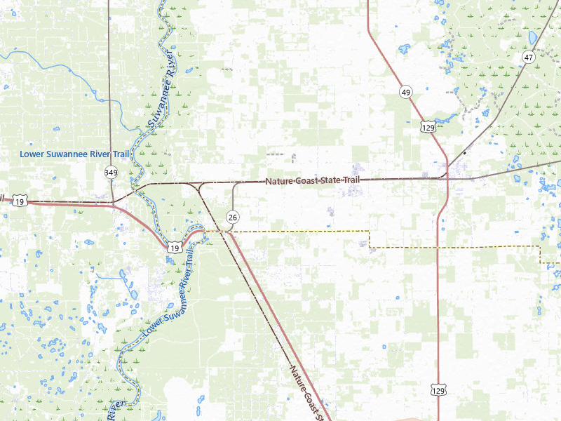 Radar-estimated hail-size map of the storm over Trenton, FL on Jul 11, 2026