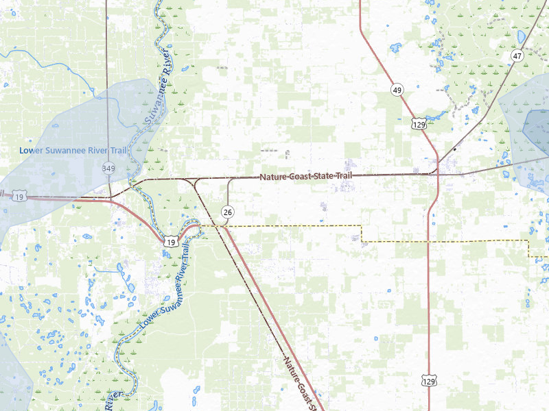 NEXRAD radar-signature map of the hail storm over Trenton, FL on Jul 29, 2026