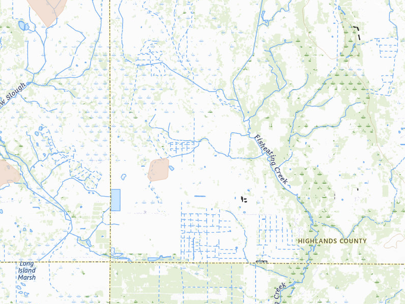 Radar-estimated hail-size map of the storm over Venus, FL on Jul 10, 2026