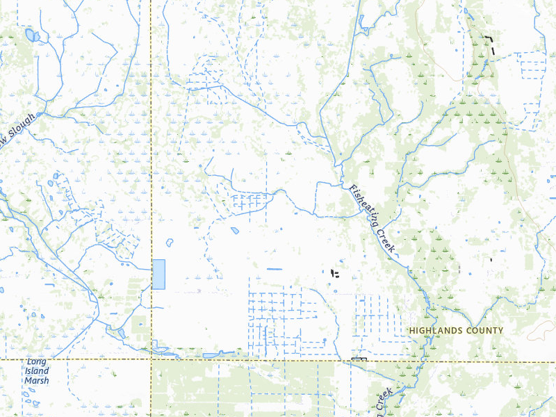 Radar-estimated hail-size map of the storm over Venus, FL on Jul 26, 2026