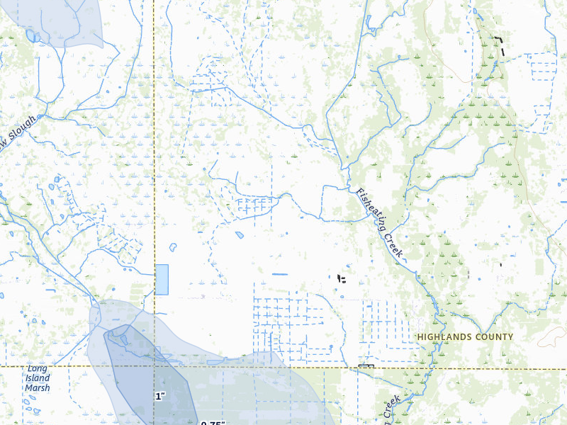 NEXRAD radar-signature map of the hail storm over Venus, FL on Jul 26, 2026
