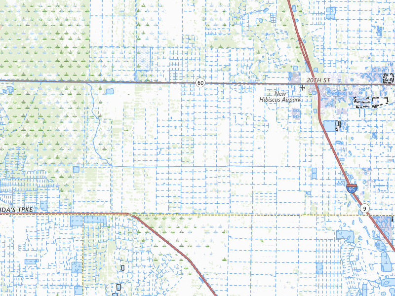Radar-estimated hail-size map of the storm over Vero Beach, FL on Jul 10, 2026