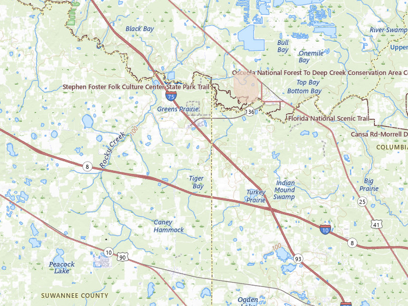 Radar-estimated hail-size map of the storm over Wellborn, FL on Aug 13, 2026