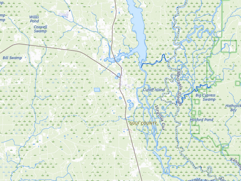 NEXRAD radar-signature map of the hail storm over Wewahitchka, FL on Jul 27, 2026