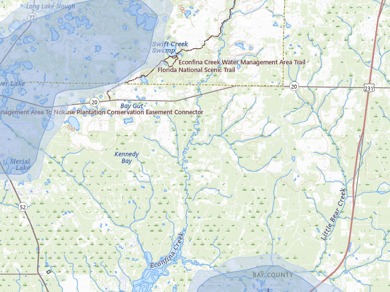 NEXRAD radar-signature map of the hail storm over Youngstown, FL on Jul 8, 2026
