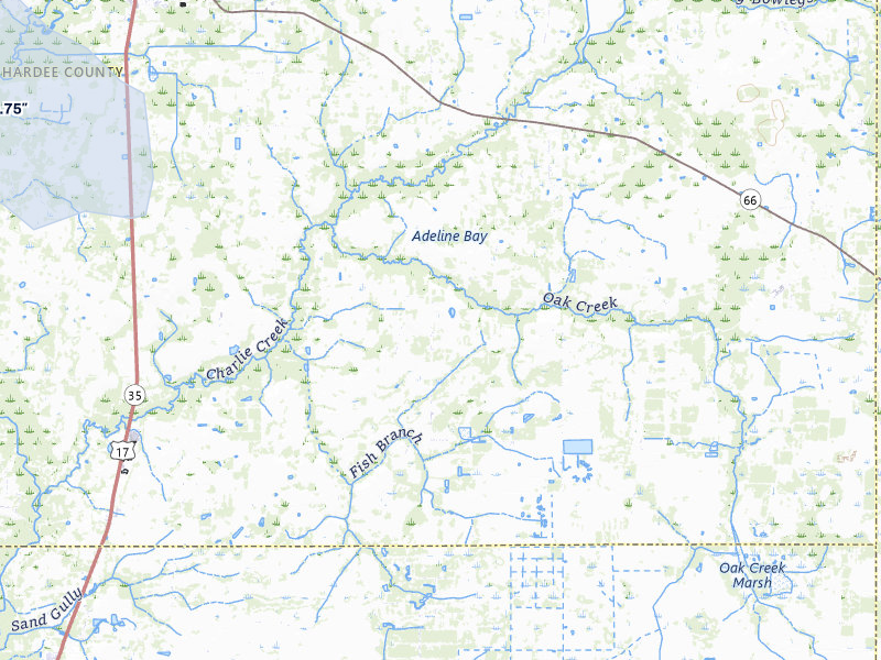 NEXRAD radar-signature map of the hail storm over Zolfo Springs, FL on Jun 27, 2026
