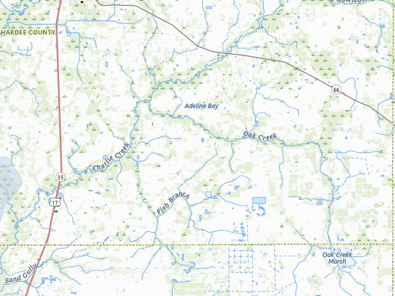 NEXRAD radar-signature map of the hail storm over Zolfo Springs, FL on Jul 10, 2026