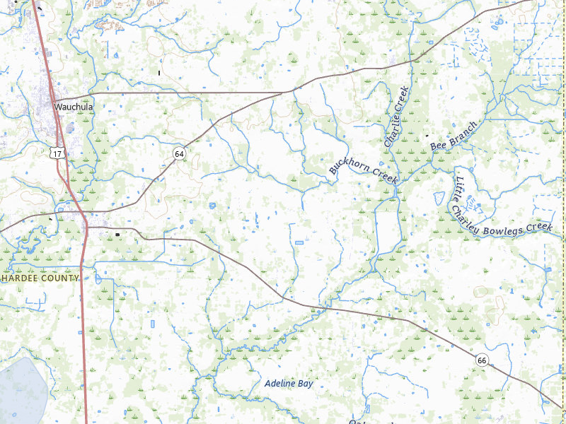 NEXRAD radar-signature map of the hail storm over Zolfo Springs, FL on Aug 22, 2026