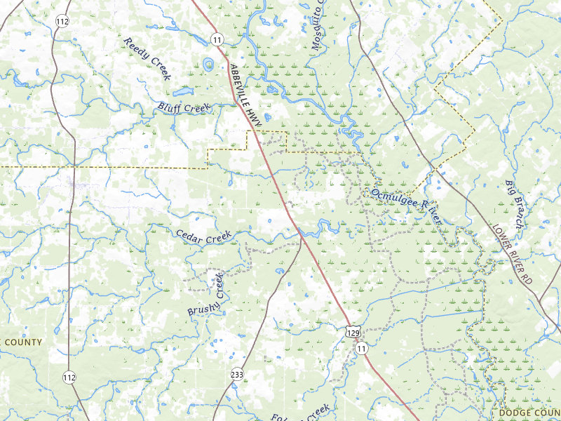 NEXRAD radar-signature map of the hail storm over Abbeville, GA on Aug 13, 2026