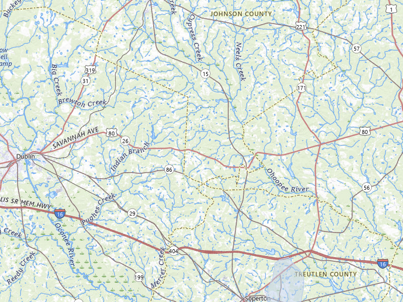 NEXRAD radar-signature map of the hail storm over Adrian, GA on Jul 27, 2026