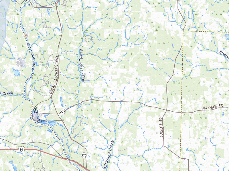 NEXRAD radar-signature map of the hail storm over Blakely, GA on Aug 21, 2026