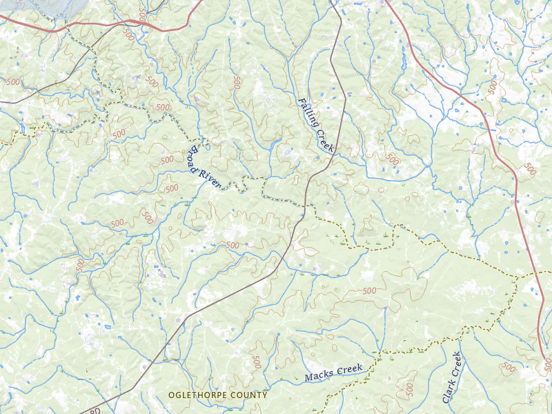 NEXRAD radar-signature map of the hail storm over Carlton, GA on Jul 10, 2026