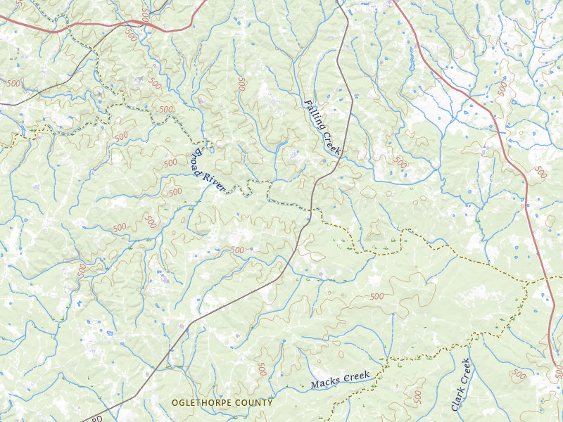 Radar-estimated hail-size map of the storm over Carlton, GA on Jul 11, 2026