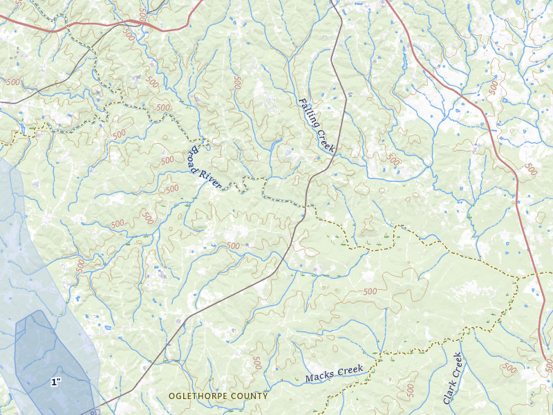 NEXRAD radar-signature map of the hail storm over Carlton, GA on Jul 11, 2026