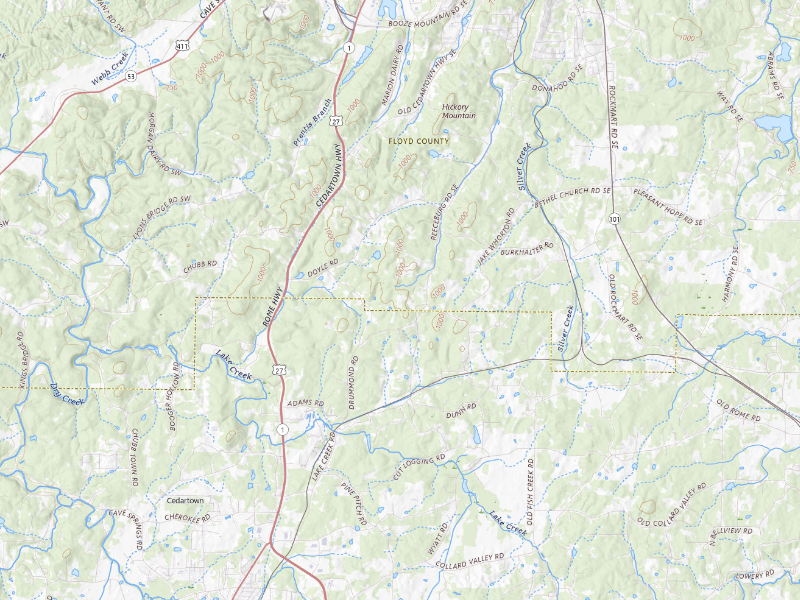 NEXRAD radar-signature map of the hail storm over Cedartown, GA on Aug 5, 2026