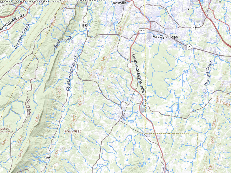 NEXRAD radar-signature map of the hail storm over Chickamauga, GA on Aug 6, 2026