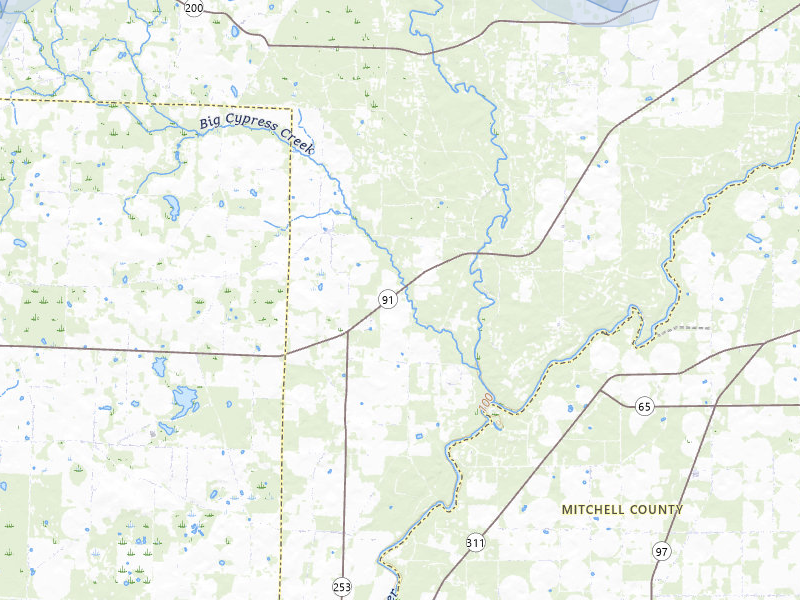 NEXRAD radar-signature map of the hail storm over Colquitt, GA on Jul 29, 2026